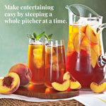 The Republic of Tea – Ginger Peach Black Iced Tea (8 Large Quart - Sized Tea Pouches) - Juli's Wearable Art