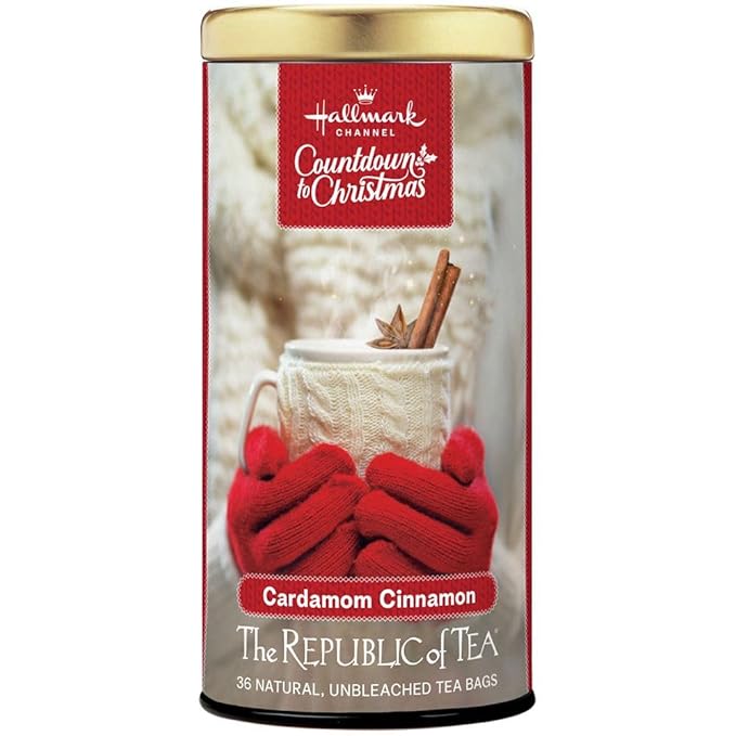 The Republic of Tea Hallmark Channel Countdown to Christmas – Cardamom Cinnamon Herbal Tea - Juli's Wearable Art