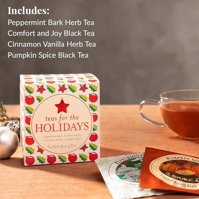 The Republic of Tea – Holiday Tea Assortment Gift Set - Juli's Wearable Art