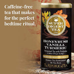 The Republic of Tea Organic Honeybush Vanilla Turmeric SuperDigest Tea® | Probiotic Tea Bag (36 count) - Juli's Wearable Art