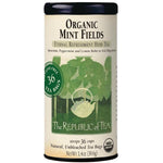 The Republic of Tea - Organic Mint Fields Herbal Tea, 36 Tea Bags, Caffeine - Free Mint and Lemon Balm Tea - Juli's Wearable Art
