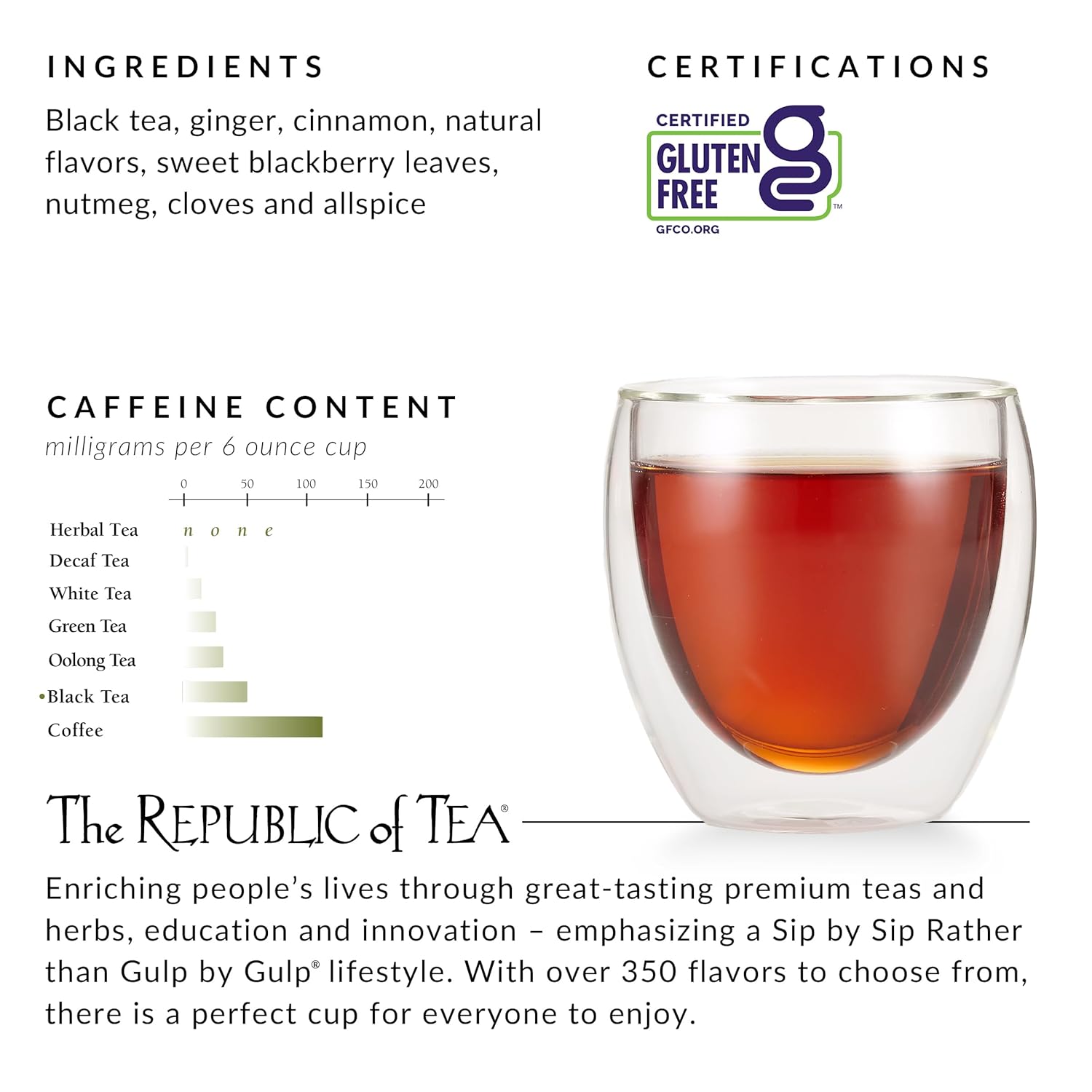 The Republic of Tea – Pumpkin Spice Black Tea (50 Tea Bags) - Juli's Wearable Art
