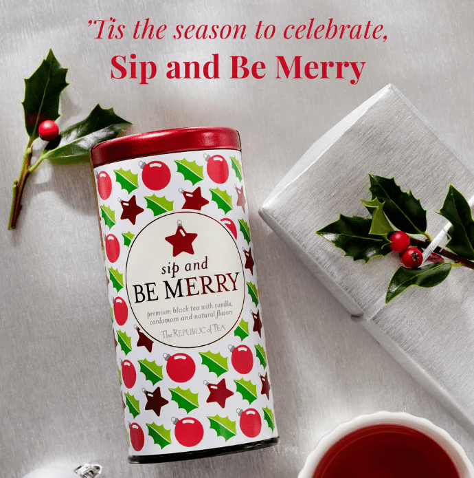 The Republic of Tea – Sip and Be Merry Holiday Black Tea - Juli's Wearable Art