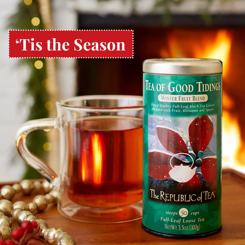 The Republic of Tea – Tea of Good Tidings Full - Leaf Black Tea - Juli's Wearable Art
