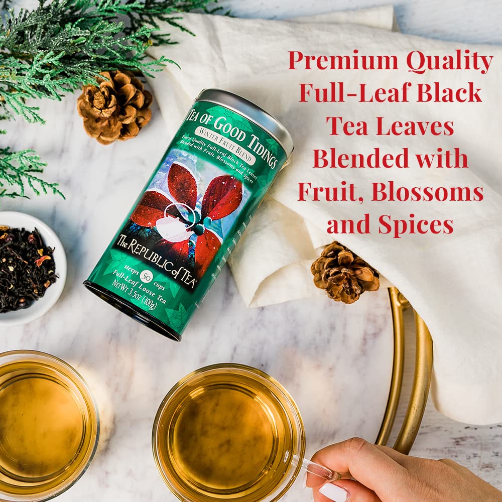 The Republic of Tea – Tea of Good Tidings Full - Leaf Black Tea - Juli's Wearable Art