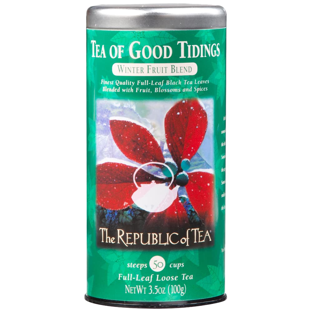 The Republic of Tea – Tea of Good Tidings Full - Leaf Black Tea - Juli's Wearable Art