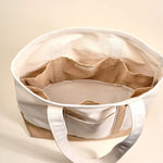 The Signature Canvas Tote Bag | Beige - Juli's Wearable Art