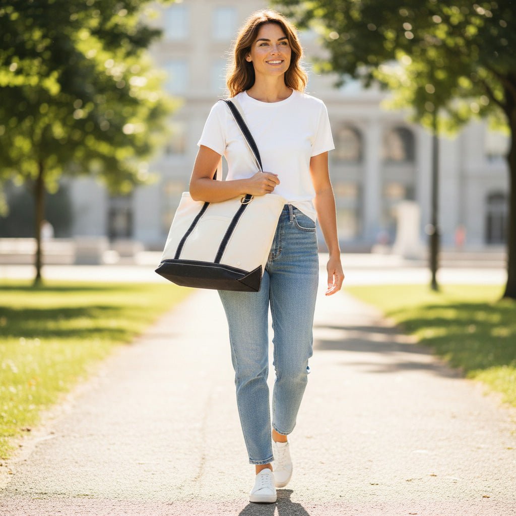 The Signature Canvas Tote Bag | Black