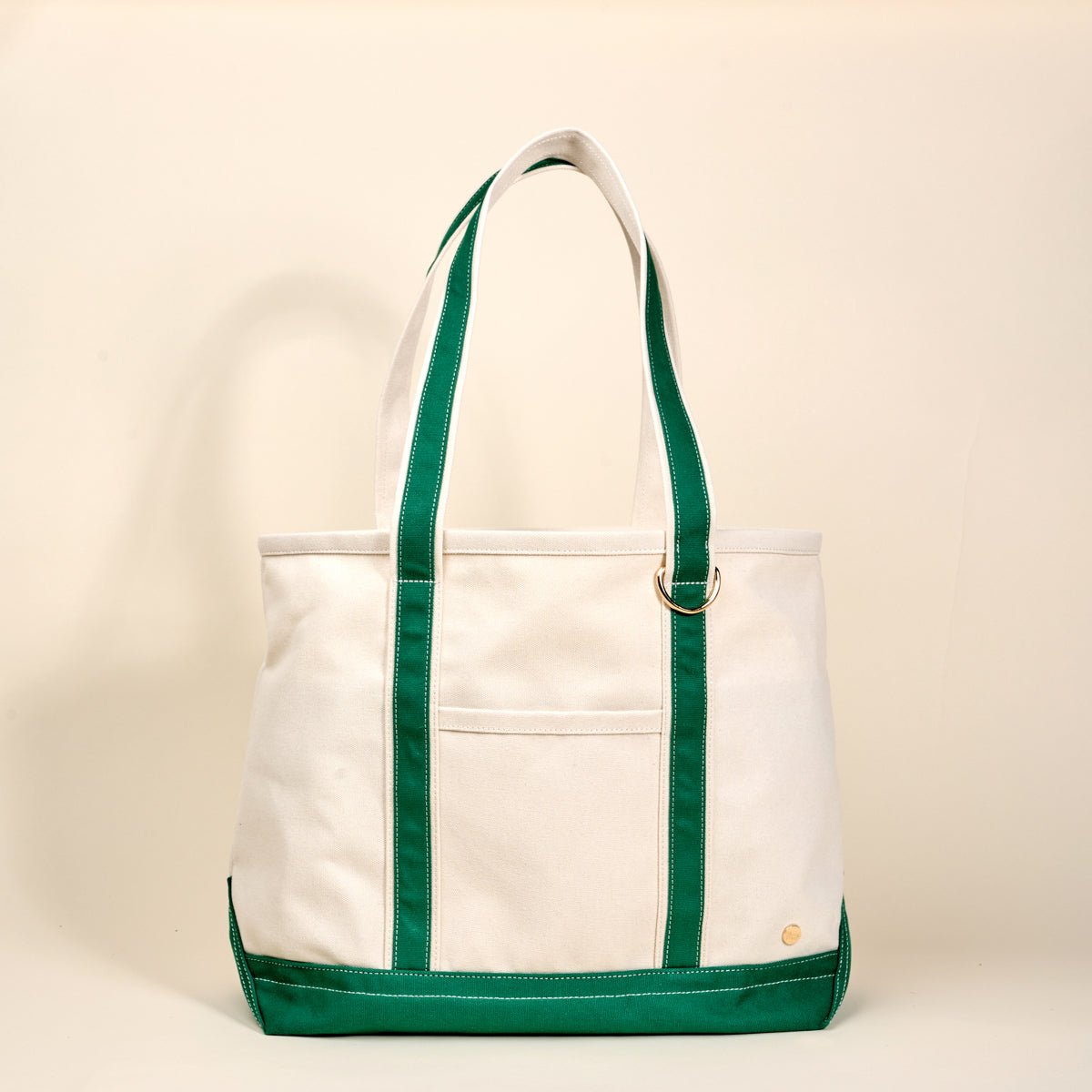 The Signature Canvas Tote Bag | Dark Green