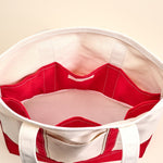 The Signature Canvas Tote Bag | Red - Juli's Wearable Art