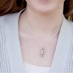 The Vintage Pearl Hand - Sculpted Mini Sweet Peas in a Pod Necklace by The Vintage Pearl - Juli's Wearable Art