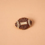 Timeless Brooch | Dazzle Football - Juli's Wearable Art