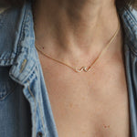 Tiny Wave Necklaces - Juli's Wearable Art