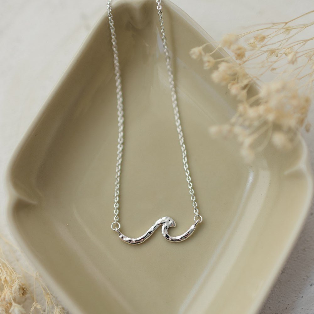Tiny Wave Necklaces - Juli's Wearable Art