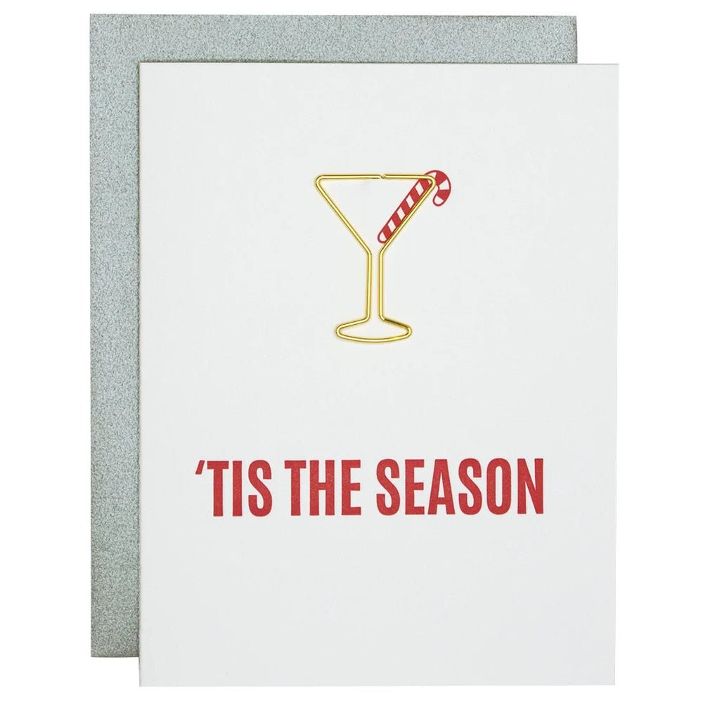 Tis the Season  | Letterpress Paper Clip Card