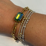 TOVA Dereka Bracelet | Peridot Verde - Juli's Wearable Art