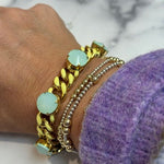 TOVA Galileu Bracelet | Yellow Mint - Juli's Wearable Art