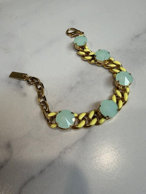 TOVA Galileu Bracelet | Yellow Mint - Juli's Wearable Art