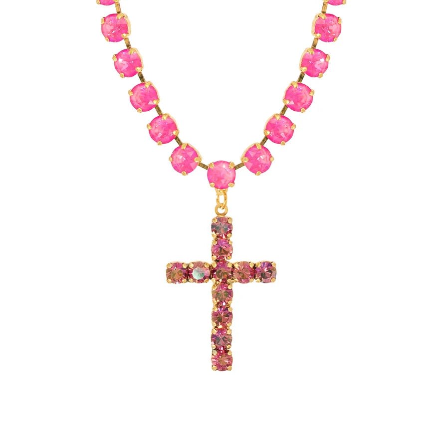 TOVA Mini Sofitella Necklace | Rose Glimmer
