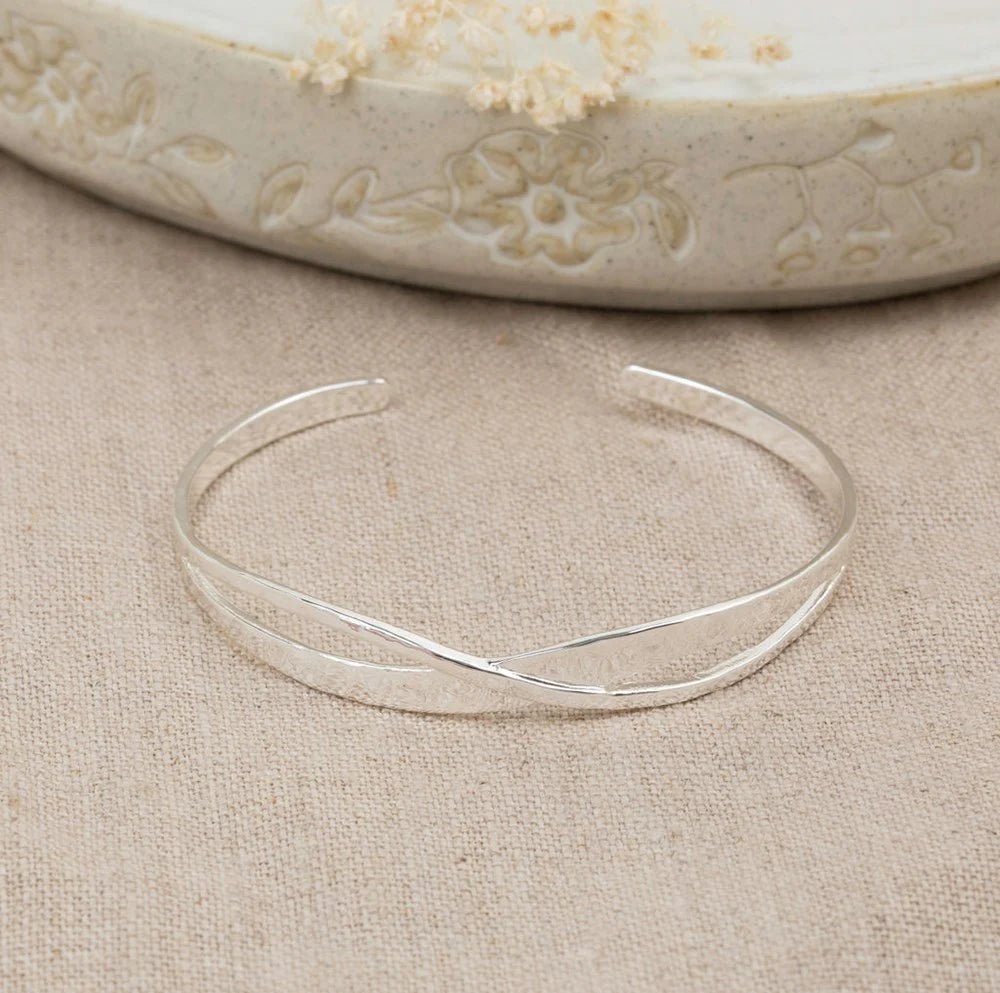 Transcending Cuff Bracelet - Silver - Juli's Wearable Art