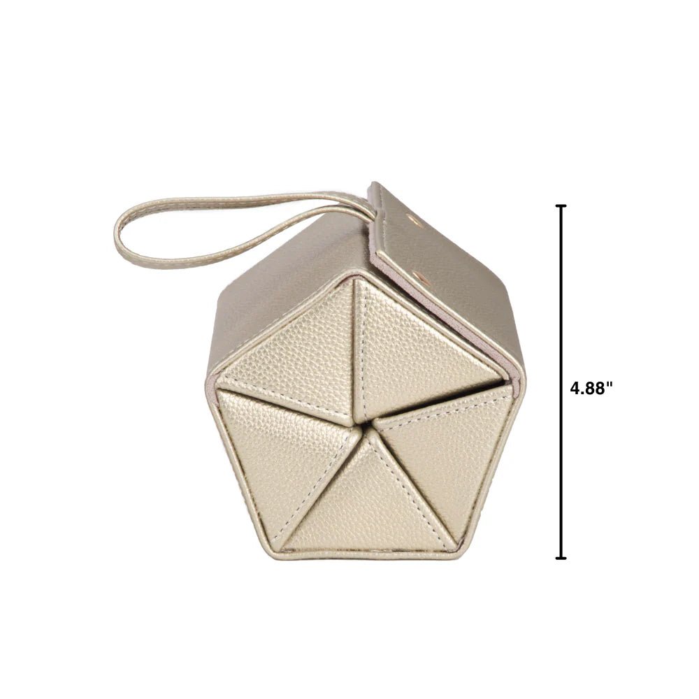 Travel Eyewear & Jewelry Case | Gold - Juli's Wearable Art