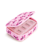 Travel Pill Case | Premium Cotton | Melissa Ditsy Pink - Juli's Wearable Art
