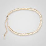 Tribal 0.5" Chain with Pearls Belt | Gold - Juli's Wearable Art