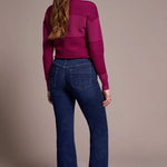 Tribal Audrey Boundless Stretch Denim Pull - On Flare Jeans - Juli's Wearable Art