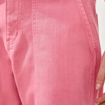 Tribal Audrey Super Straight Carpenter Jeans | Dark Rose Silk - Juli's Wearable Art