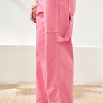 Tribal Audrey Super Straight Carpenter Jeans | Dark Rose Silk - Juli's Wearable Art