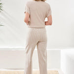 Tribal Bengaline Stripe Pull - On Capri Pants | Beach - Juli's Wearable Art
