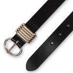 Tribal Brea Genuine Leather Harness Belt | Black - Juli's Wearable Art