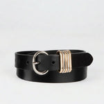 Tribal Brea Genuine Leather Harness Belt | Black - Juli's Wearable Art