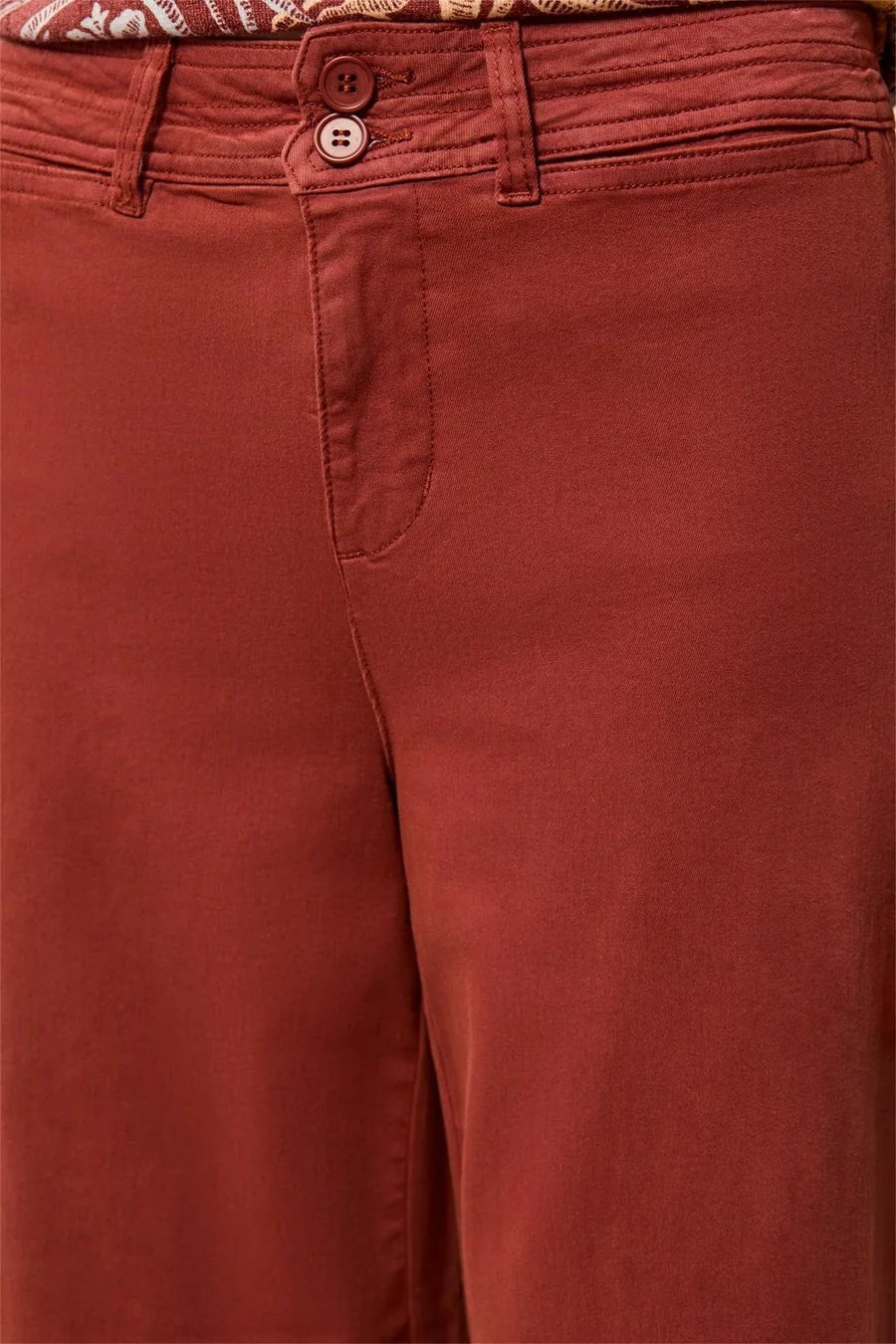 Tribal Comfort Stretch High Rise Palazzo Pants | Henna - Juli's Wearable Art