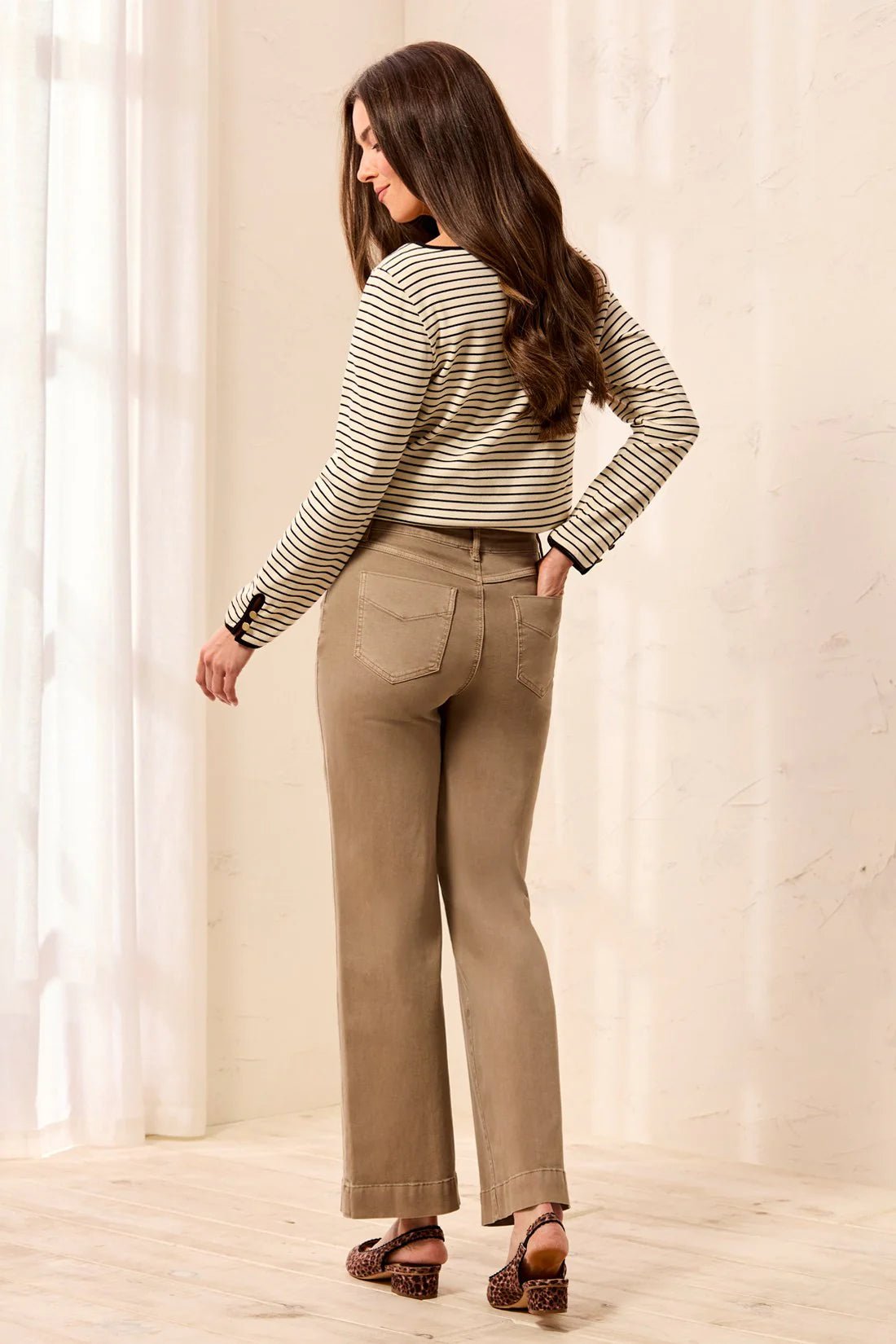 Tribal Comfort Stretch Wide Leg Pull-On Pants | Fossil - Juli's Wearable Art