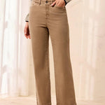 Tribal Comfort Stretch Wide Leg Pull-On Pants | Fossil - Juli's Wearable Art