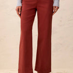 Tribal Comfort Stretch Wide Leg Pull-On Pants | Henna - Juli's Wearable Art