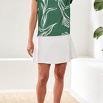 Tribal Dolman Polo Top | Greenery - Juli's Wearable Art