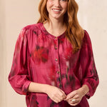 Tribal Flowy Dolman Sleeve Blouse | Nostalgia - Juli's Wearable Art