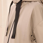 Tribal Hydrochromatic Hooded Zip-Up Rain Jacket - Juli's Wearable Art