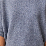 Tribal Lofty Extended Sleeve Sweater | Heather Denim - Juli's Wearable Art