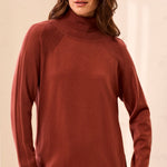 Tribal Long Sleeve Turtleneck Sweater | Henna - Juli's Wearable Art