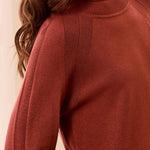 Tribal Long Sleeve Turtleneck Sweater | Henna - Juli's Wearable Art