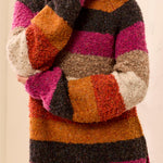 Tribal Long Sleeve Turtleneck Sweater | Mulberry - Juli's Wearable Art