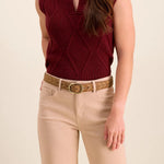 Tribal Mackenzie Laced Suede Leather Belt | Tan - Juli's Wearable Art