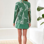 Tribal Performance Long - Sleeve Top | Greenery - Juli's Wearable Art
