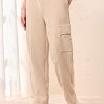 Tribal Pull-On Cargo Ankle Pants | Sand Dune - Juli's Wearable Art
