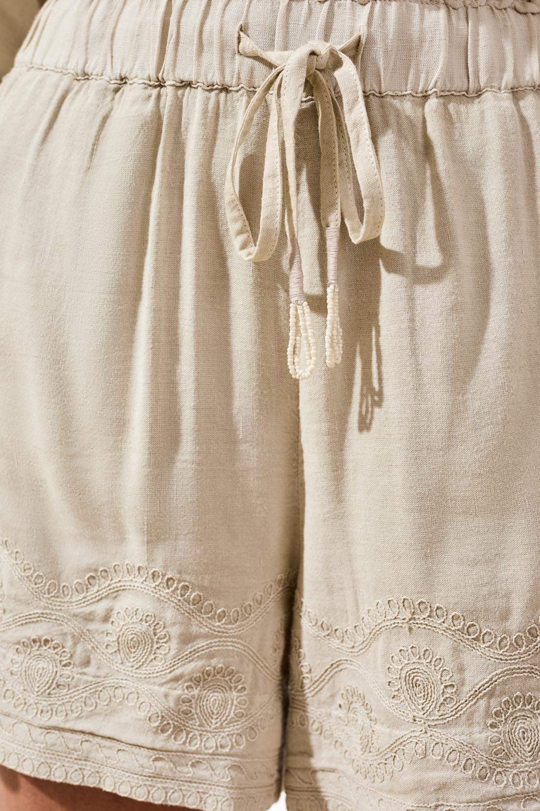 Tribal Pull - On Shorts with Embroidery | Quartz - Juli's Wearable Art