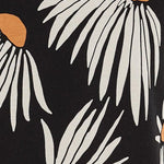 Tribal Reversible A - Line Dress | Black & Floral - Juli's Wearable Art
