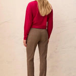 Tribal Sculpt Stretch Plaid Pull-On Kick-Flare Pants | Jazzy - Juli's Wearable Art